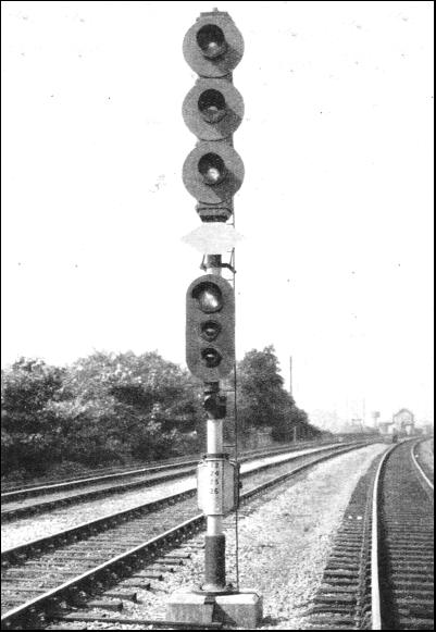 London Midland and Scottish railway searchlight signal