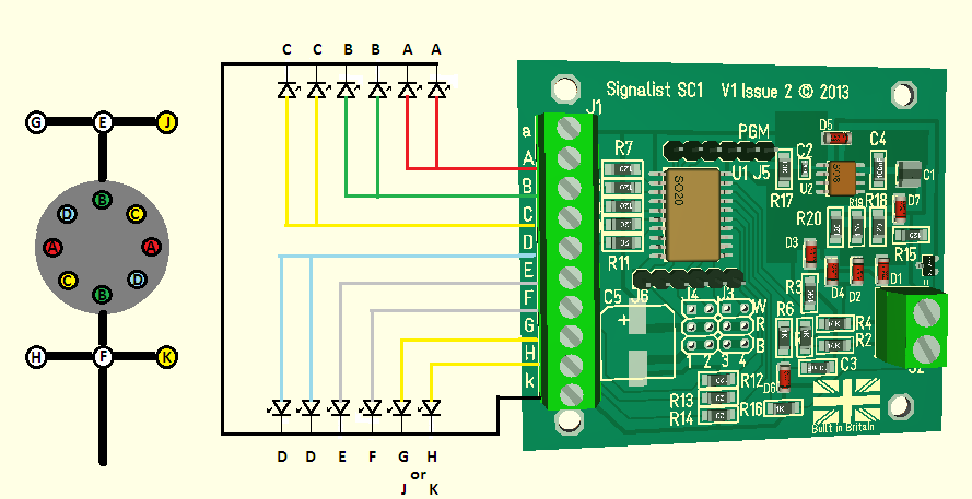 Baltimore and Ohio reduced wiring diagram