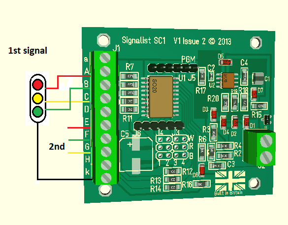 Chesapeake and Ohio single head wiring diagram